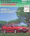 Analyse et comparaison des meilleures pièces détachées pour la R21 2L Turbo : Fiche technique et avantages