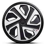 HSJKU 4 Pièces Autocollant Centre Jante Capuchons Moyeu Pour Dacia Logan II MCV Stepway 2017-2020 56mm, Cache Moyeux Roue Voiture Autocollant Hub Centre Caps Cover Sticker,B